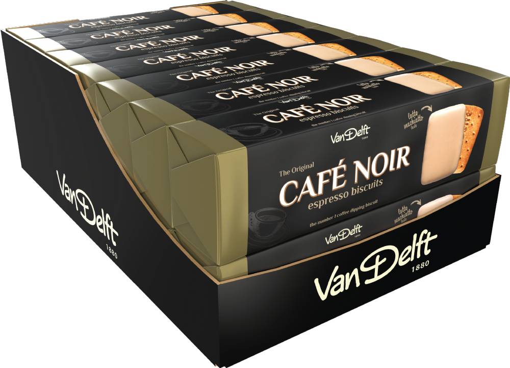 VAN DELFT Café Noir Latte Macchiato Biscuits 200g