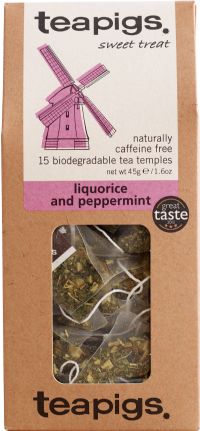 TEAPIGS 15 Liquorice & Peppermint Tea Temples 45g