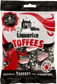 WALKER'S NONSUCH Liquorice Toffees - Bag 150g