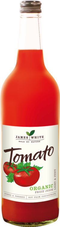 JAMES WHITE Organic Tomato Juice 75cl