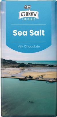 KERNOW CHOCOLATE Sea Salt Milk Chocolate Bar 100g