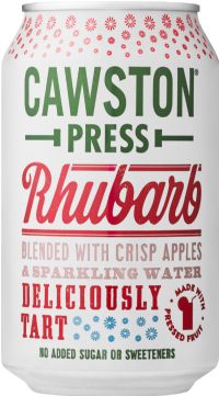 CAWSTON PRESS Sparkling Rhubarb & Apple Can 330ml