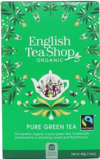 ENGLISH TEA SHOP 20 Pure Green Tea Sachets 40g