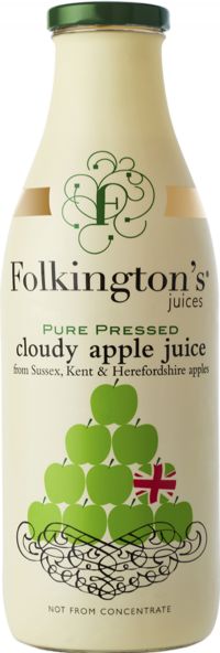 FOLKINGTON'S Cloudy Apple Juice 1000ml