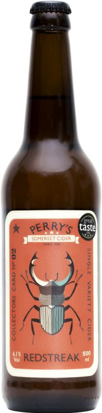 PERRY'S CIDER CO. Somerset Redstreak Cider 6% ABV 500ml