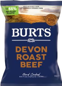 BURTS SNACKS Potato Chips - Devon Roast Beef 150g
