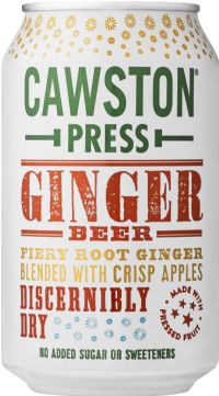 CAWSTON PRESS Sparkling Ginger Beer Can 330ml