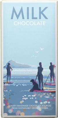 KERNOW CHOCOLATE Becky Bettesworth Milk Chocolate Bar 100g