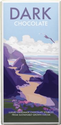 KERNOW CHOCOLATE Becky Bettesworth Dark Chocolate Bar 100g