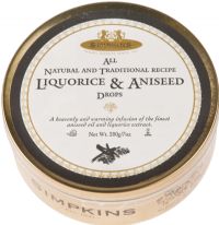 SIMPKINS Liquorice & Aniseed Drops Tin 200g