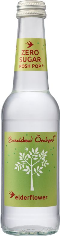 BRECKLAND ORCHARD Zero Sugar Posh Pop - Elderflower 275ml