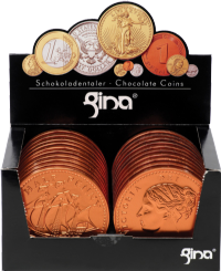 GINA Milk Chocolate Halfpenny 100mm 58g