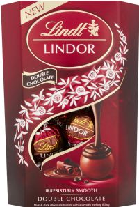 LINDT Lindor Double Chocolate Cornet 200g