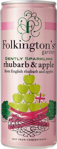 FOLKINGTON'S Garden - Gently Sparkling Rhubarb & Apple 250ml