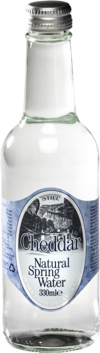 CHEDDAR Natural Spring Water - Still Glass 330ml
