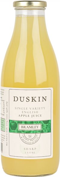 DUSKIN Single Variety English Apple Juice - Bramley (Sharp) 1L