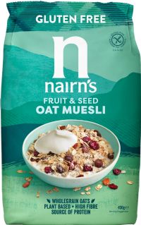 NAIRN'S Gluten Free Fruit & Seed Oat Muesli 450g