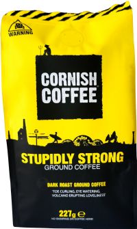 CORNISH TEA & COFFEE CO. Cornish Coffee - Stupidly Strong Ground Coffee 227g