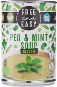 FREE AND EASY Organic Pea & Mint Soup 400g