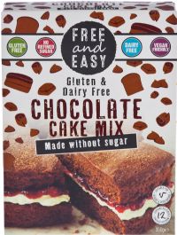 FREE AND EASY Chocolate Cake Mix 350g
