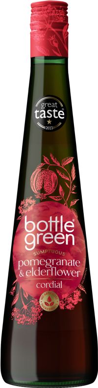 BOTTLEGREEN Pomegranate & Elderflower Cordial 500ml