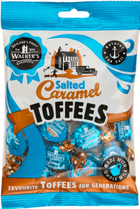 WALKER'S NONSUCH Salted Caramel Toffees - Bag 150g