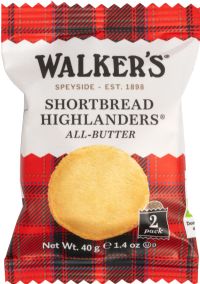 WALKER'S All-Butter Shortbread Highlanders - Twin Pack 40g