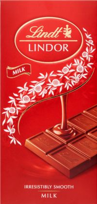 LINDT Lindor Bar Milk 100g