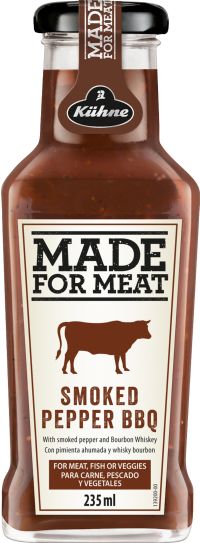 KUHNE Made for Meat - Smoked Pepper BBQ Style Sauce 235ml
