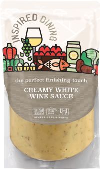 ATKINS & POTTS Inspired Dining - Creamy White Wine Sauce 200g