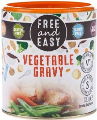 FREE AND EASY Vegetable Gravy 130g