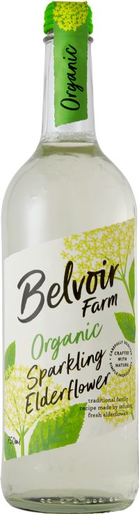 BELVOIR Organic Sparkling Elderflower 750ml