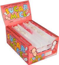 BOYNES Sugar Mice - Pink & White 20g