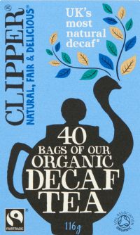 CLIPPER 40 Organic Decaf Teabags 116g