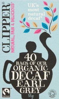 CLIPPER 40 Organic Decaf Earl Grey Teabags 88g