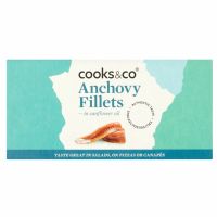 COOKS & CO. Anchovy Fillets in Sunflower Oil 50g