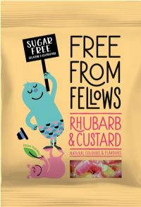 FREE FROM FELLOWS Rhubarb & Custard 70g