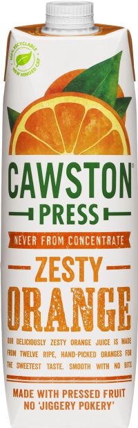 CAWSTON PRESS Zesty Orange Juice 1L