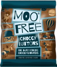 MOO FREE Choccy Buttons 25g