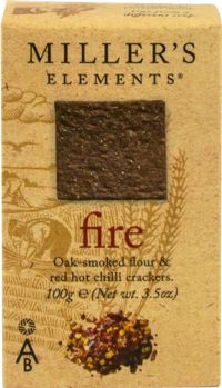 ARTISAN BISCUITS Miller's Elements Fire Crackers 100g