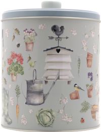 GRANDMA WILD'S Embossed Garden & Beehive Round Tin - Mixed Biscuits 300g