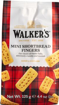 WALKER'S Mini Shortbread Fingers 125g