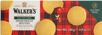 WALKER'S Gluten Free Shortbread Rounds 140g