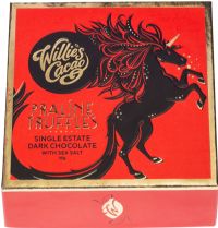 WILLIE'S CACAO Praline Truffles - Dark Chocolate with Sea Salt 35g