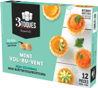 3 TOQUES 12 Mini Vol-au-Vents 66g