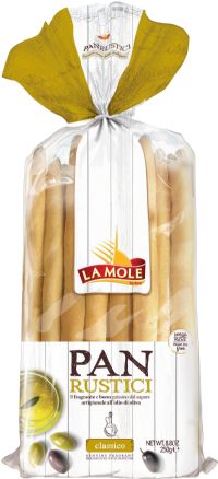 LA MOLE Panrustici Breadsticks - Olive Oil 250g
