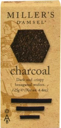 ARTISAN BISCUITS Miller's Damsel Charcoal Wafers 125g