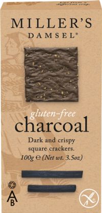 ARTISAN BISCUITS Miller's Damsel Gluten Free Charcoal Wafers 110g