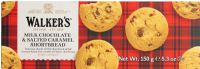WALKER'S Milk Chocolate & Salted Caramel Shortbread 150g