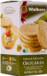 WALKER'S Thick & Crunchy Oatcakes 300g